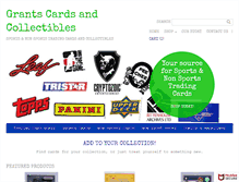 Tablet Screenshot of grantscards.com